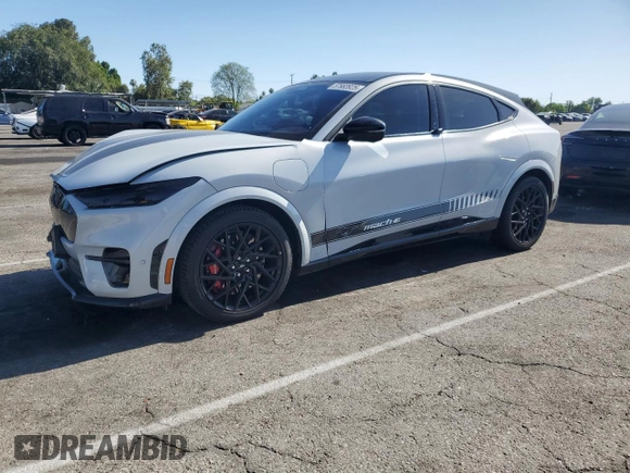 2023 Ford Mustang Mach-E GT with VIN 3FMTK4SX9PMA43974, listed as a Copart auction lot 57683925 with 50,839 mi miles and Salvage title. Bid and sale history available at DreamBid. Image 1.