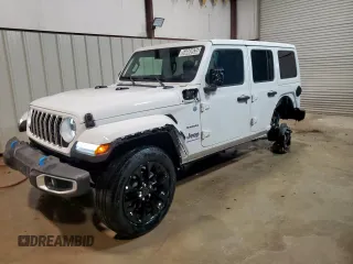 2024 Jeep Wrangler Sahara with VIN 1C4RJXP65RW331514, listed as a Copart auction lot 56888935 with 18,507 mi miles and Clean Title. Bid and sale history available at DreamBid. Image 1.
