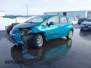 2014 Nissan Note S Plus with VIN 3N1CE2CP1EL407552, listed as a IAAI auction lot 41740957 with 64,577 mi miles and . Bid and sale history available at DreamBid. Image 14.