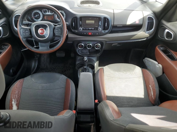 2015 FIAT 500L Urbana Trekking z VIN ZFBCFADH8FZ033661, wystawiony jako Copart lot #53711595 z przebiegiem 124 792 mil mil oraz Szkoda całkowita • Salvage title. Historia ofert i sprzedaży dostępna na DreamBid. Obrazek 8.