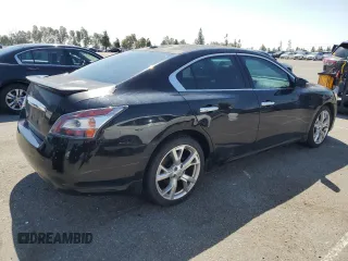 2012 Nissan Maxima S with VIN 1N4AA5AP5CC813742, listed as a Copart auction lot 55078565 with 173,442 mi miles and Salvage title. Bid and sale history available at DreamBid. Image 3.