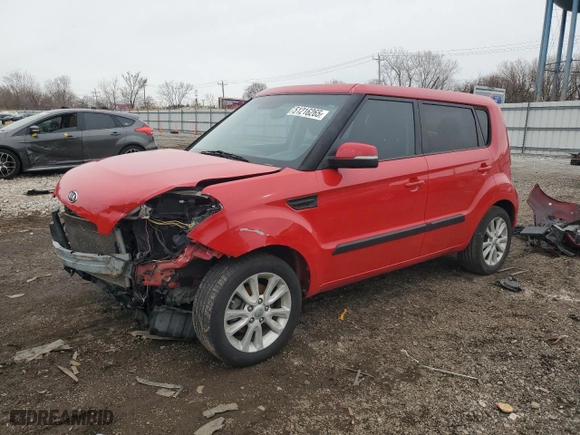 2012 Kia Soul + with VIN KNDJT2A62C7378648, listed as a Copart auction lot 51216265 with 182,159 mi miles and Salvage Title. Bid and sale history available at carsss.com. Image 1.