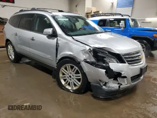2015 Chevrolet Traverse LT with VIN 1GNKVGKD2FJ368192, listed as a Copart auction lot 51144395 with 143,620 mi miles and Salvage Title. Bid and sale history available at DreamBid. Image 4.