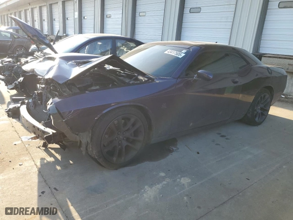 2021 Dodge Challenger R/T Scat Pack with VIN 2C3CDZFJ0MH627762, listed as a Copart auction lot 43417505 with 49,501 mi miles and Salvage Title. Bid and sale history available at carsss.com. Image 1.