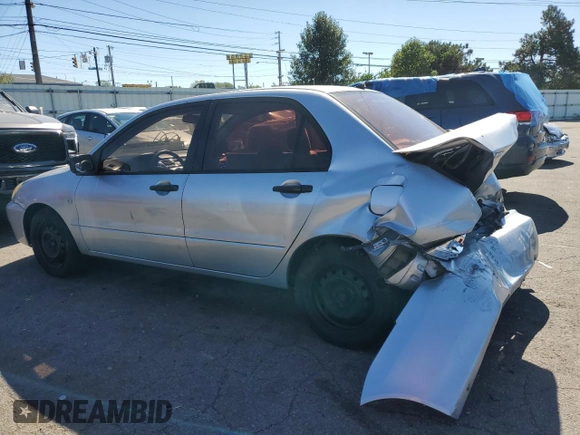 2005 Mitsubishi Lancer ES with VIN JA3AJ26E95U024716, listed as a Copart auction lot 75206274 with 192,584 mi miles and Salvage Title. Bid and sale history available at carsss.com. Image 2.