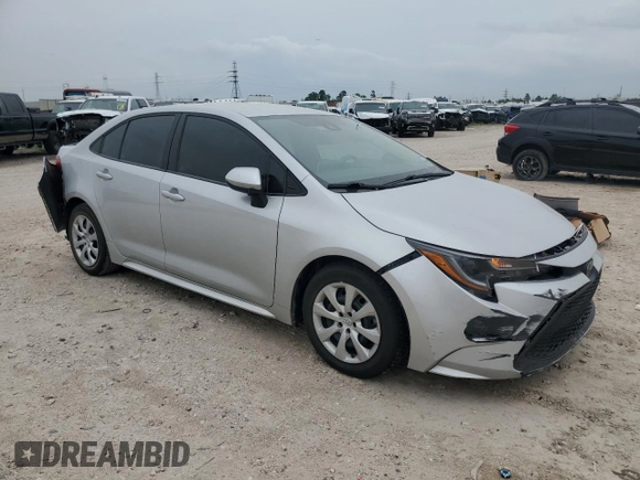 2021 Toyota Corolla LE with VIN 5YFEPMAE0MP162841, listed as a Copart auction lot 50731085 with 79,004 mi miles and Salvage Title. Bid and sale history available at DreamBid. Image 4.