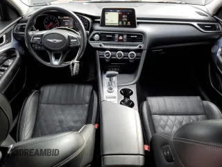 2020 Genesis G70 2.0T with VIN KMTG44LAXLU063118, listed as a Copart auction lot 44226235 with 42,575 mi miles and Salvage title. Bid and sale history available at DreamBid. Image 8.
