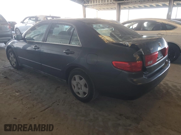 2005 Honda Accord LX with VIN JHMCM56495C007722, listed as a Copart auction lot 65002375 with 283,284 mi miles and Salvage title. Bid and sale history available at DreamBid. Image 2.