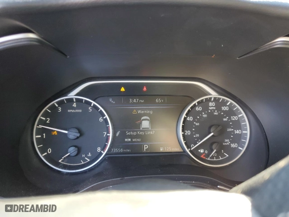 2020 Nissan Maxima SL with VIN 1N4AA6DV1LC386060, listed as a Copart auction lot 45903865 with 73,556 mi miles and Salvage Title. Bid and sale history available at carsss.com. Image 9.