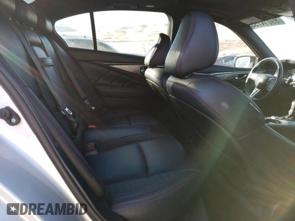 2019 Infiniti Q50 Red Sport 400 с VIN JN1FV7AP6KM760433, выставлен на аукционе Copart как лот 89014755 с пробегом 88 800 миль миль и Списание • Salvage title. История ставок и продаж доступна на DreamBid. Изображение 10.