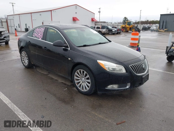 2011 Buick Regal CXL RL2 with VIN 2G4GP5EC8B9178219, listed as a IAAI auction lot 41709921 with 185,797 mi miles. Bid and sale history available at carsss.com. Image 1.