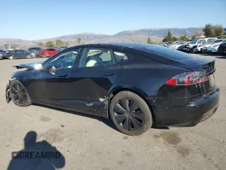 2022 Tesla Model S with VIN 5YJSA1E59NF460010, listed as a Copart auction lot 42797455 with Not provided miles and Salvage title. Bid and sale history available at DreamBid. Image 2.