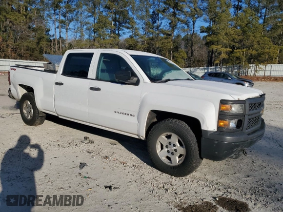 2014 Chevrolet Silverado 1500 Work Truck with VIN 3GCUKPEC7EG185786, listed as a Copart auction lot 42301265 with 371,042 mi miles and Salvage Title. Bid and sale history available at carsss.com. Image 4.