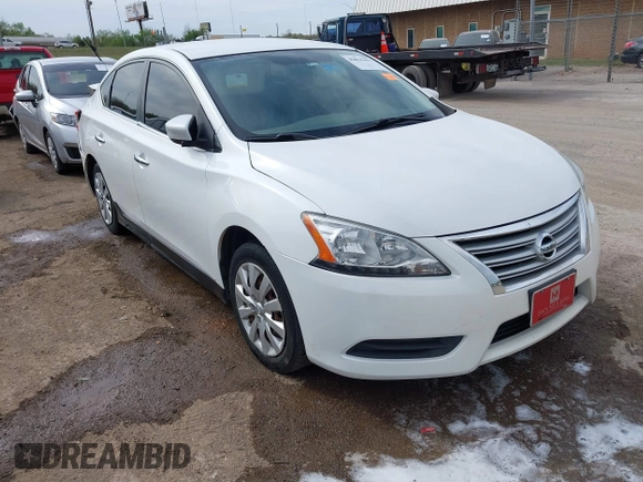 2014 Nissan Sentra S with VIN 3N1AB7AP1EL692463, listed as a IAAI auction lot 42035053 with 63,749 mi miles and . Bid and sale history available at DreamBid. Image 1.