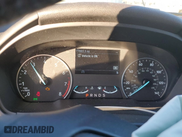 2019 Ford EcoSport Titanium with VIN MAJ3S2KE8KC307483, listed as a Copart auction lot 43940135 with 77,883 mi miles and Salvage Title. Bid and sale history available at DreamBid. Image 9.