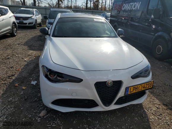 2019 Alfa Romeo Giulia with VIN ZARFANAN0K7612181, listed as a Copart auction lot 76362674 with 52,356 mi miles and Non Repairable. Bid and sale history available at carsss.com. Image 5.