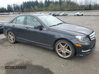 2013 Mercedes-Benz C-Class C 250 Sport with VIN WDDGF4HB0DA772708, listed as a Copart auction lot 51168445 with 38,790 mi miles and Salvage Title. Bid and sale history available at carsss.com. Image 4.