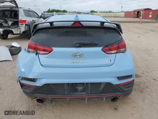 2020 Hyundai Veloster N with VIN KMHT36AH6LU004705, listed as a IAAI auction lot 42014151 with 155,813 mi miles. Bid and sale history available at carsss.com. Image 16.