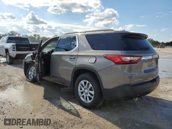 2019 Chevrolet Traverse LT Cloth z VIN 1GNERGKW4KJ183767, wystawiony jako Copart lot #56210095 z przebiegiem 57 225 mil mil oraz Szkoda całkowita • Salvage title. Historia ofert i sprzedaży dostępna na DreamBid. Obrazek 2.