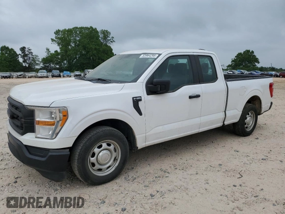 2021 Ford F-150 XL with VIN 1FTEX1CB2MKD30365, listed as a Copart auction lot 53964295 with 187,469 mi miles and Clean title. Bid and sale history available at DreamBid. Image 1.