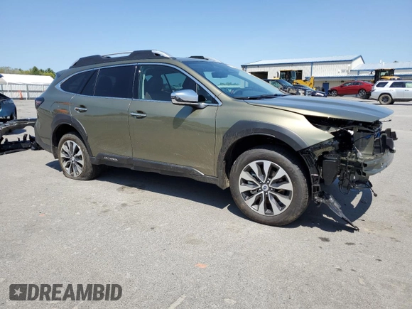 2025 Subaru Outback Touring with VIN 4S4BTAPC0S3236358, listed as a Copart auction lot 56849645 with 451 mi miles and Salvage title. Bid and sale history available at DreamBid. Image 4.