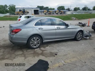 2015 Mercedes-Benz C 300 Luxury with VIN 55SWF4KB8FU089940, listed as a Copart auction lot 57107475 with 119,025 mi miles and Salvage title. Bid and sale history available at DreamBid. Image 3.