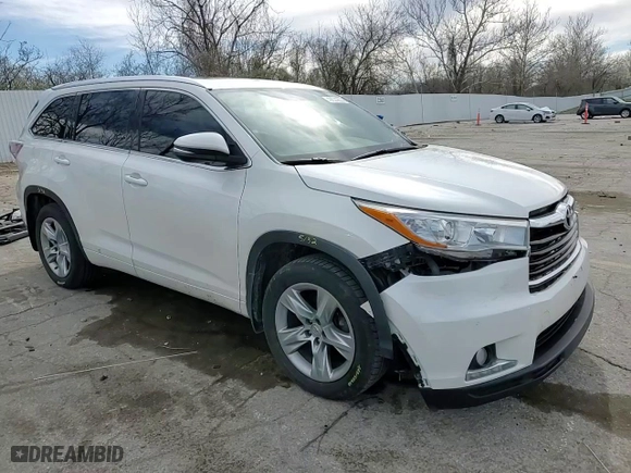2015 Toyota Highlander Limited with VIN 5TDDKRFH9FS137585, listed as a Copart auction lot 49834255 with 138,281 mi miles and Salvage Title. Bid and sale history available at carsss.com. Image 11.