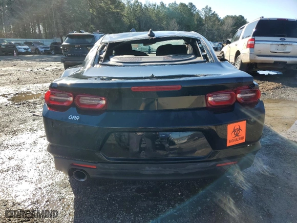 2019 Chevrolet Camaro 1LT with VIN 1G1FB1RX8K0159449, listed as a Copart auction lot 47567045 with 26,141 mi miles and Salvage Title. Bid and sale history available at carsss.com. Image 6.