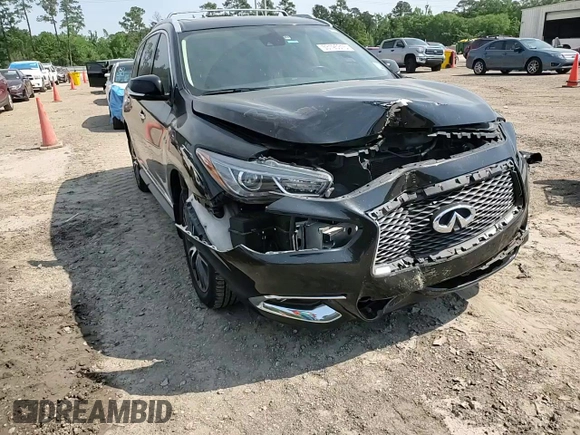 2020 Infiniti QX60 Luxe with VIN 5N1DL0MN7LC500234, listed as a Copart auction lot 53195315 with 116,020 mi miles and Salvage Title. Bid and sale history available at DreamBid. Image 12.