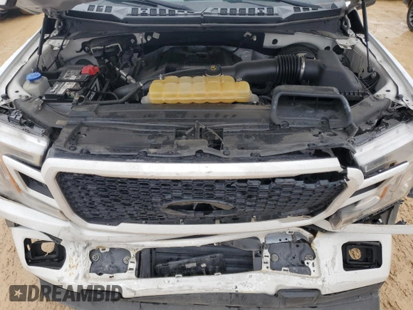 2018 Ford F-150 XL with VIN 1FTEW1CG6JKE91943, listed as a Copart auction lot 50971715 with 109,870 mi miles and Salvage Title. Bid and sale history available at carsss.com. Image 11.