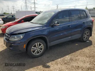 2013 Volkswagen Tiguan S z VIN WVGAV3AX3DW589739, wystawiony jako Copart lot #64884645 z przebiegiem 101 760 mil mil oraz Czysty tytuł • Clean title. Historia ofert i sprzedaży dostępna na DreamBid. Obrazek 1.