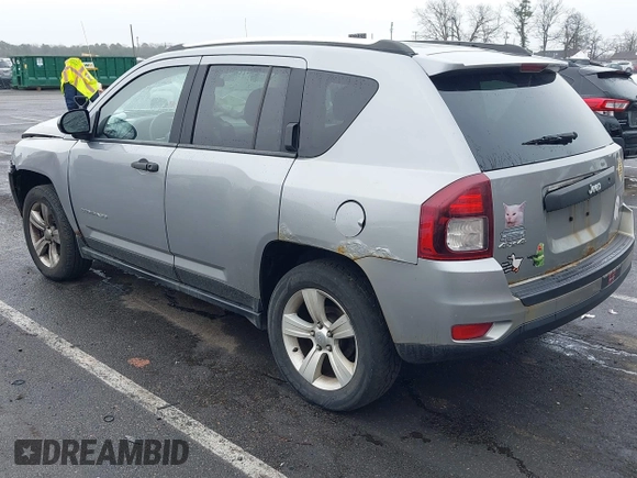 2014 Jeep Compass Sport with VIN 1C4NJDBB8ED734667, listed as a IAAI auction lot 41836914 with 221,028 mi miles. Bid and sale history available at carsss.com. Image 3.