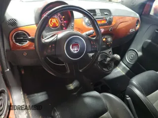2013 FIAT 500 Turbo with VIN 3C3CFFHH7DT645525, listed as a Copart auction lot 54335795 with 143,758 mi miles and Clean Title. Bid and sale history available at carsss.com. Image 8.