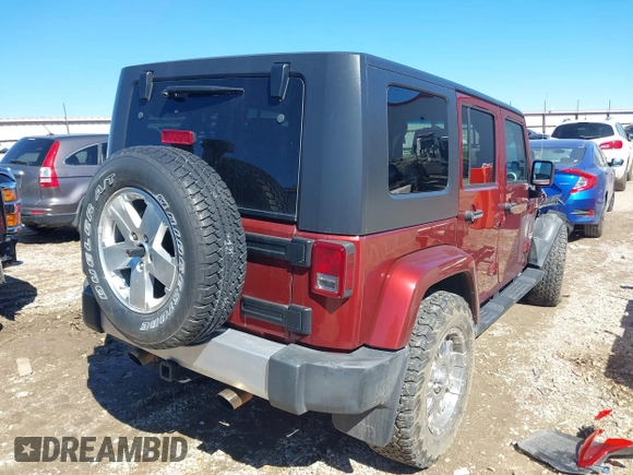 2008 Jeep Wrangler Unlimited Sahara с VIN 1J4GA59118L594851, выставлен на аукционе IAAI как лот 41643490 с пробегом 59 421 миль миль и . История ставок и продаж доступна на DreamBid. Изображение 4.
