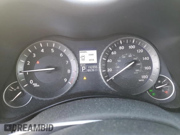 2011 Infiniti M with VIN JN1BY1AR7BM372583, listed as a Copart auction lot 89374015 with 192,995 mi miles and Salvage Title. Bid and sale history available at carsss.com. Image 9.