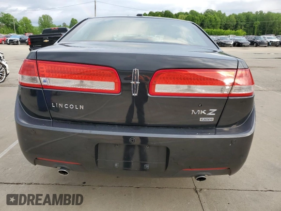 2012 Lincoln MKZ with VIN 3LNHL2JC3CR828543, listed as a Copart auction lot 56451355 with 127,865 mi miles and Salvage title. Bid and sale history available at DreamBid. Image 6.