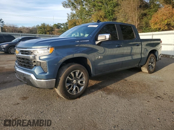 2024 Chevrolet Silverado 1500 LT with VIN 3GCPACEK9RG303603, listed as a Copart auction lot 83490974 with 1,319 mi miles and Salvage Title. Bid and sale history available at DreamBid. Image 1.