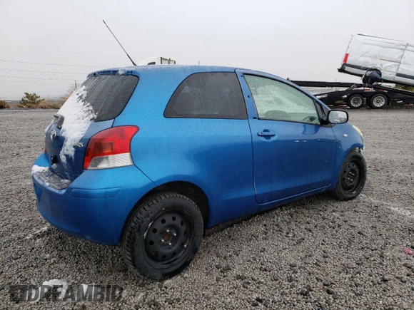 2011 Toyota Yaris with VIN JTDJT4K35B5335500, listed as a Copart auction lot 47982515 with 0 mi miles and Salvage Title. Bid and sale history available at carsss.com. Image 3.