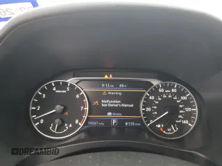 2021 Nissan Altima 2.5 SR with VIN 1N4BL4CV8MN383991, listed as a Copart auction lot 48206975 with 74,567 mi miles and Salvage Title. Bid and sale history available at carsss.com. Image 9.