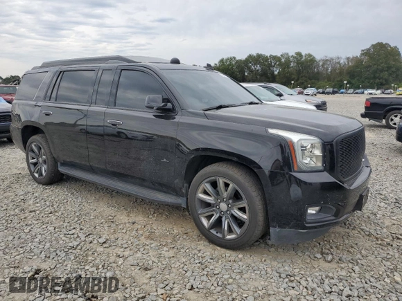 2016 GMC Yukon Denali with VIN 1GKS2CKJ3GR172236, listed as a Copart auction lot 74807724 with 64,501 mi miles and Salvage Title. Bid and sale history available at carsss.com. Image 4.
