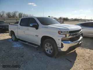 2019 Chevrolet Silverado 1500 LT with VIN 3GCPWCED7KG265538, listed as a Copart auction lot 42004655 with 69,933 mi miles and Salvage Title. Bid and sale history available at carsss.com. Image 4.
