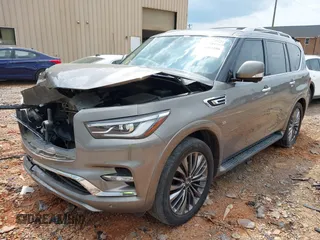 2019 Infiniti QX80 Luxe z VIN JN8AZ2NF2K9681574, wystawiony jako IAAI lot #41987298 z przebiegiem 123 931 mil mil oraz . Historia ofert i sprzedaży dostępna na DreamBid. Obrazek 16.