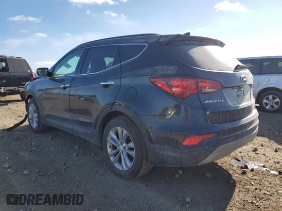 2017 Hyundai Santa Fe Sport 2.0T with VIN 5XYZU4LA6HG475228, listed as a Copart auction lot 89208255 with 121,664 mi miles and Salvage Title. Bid and sale history available at carsss.com. Image 2.