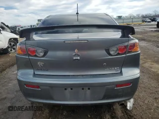 2016 Mitsubishi Lancer GT with VIN JA32U8FW0GU006342, listed as a Copart auction lot 89215865 with 0 mi miles and Salvage Title. Bid and sale history available at carsss.com. Image 6.