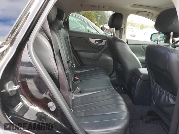 2017 Infiniti QX70 with VIN JN8CS1MW0HM411015, listed as a Copart auction lot 44016155 with Not Provided miles and Salvage Title. Bid and sale history available at carsss.com. Image 11.