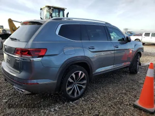 2021 Volkswagen Atlas SEL Premium R-Line with VIN 1V2FR2CAXMC504266, listed as a Copart auction lot 83376524 with 65,375 mi miles and Salvage title. Bid and sale history available at DreamBid. Image 3.
