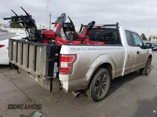 2019 Ford F-150 XL with VIN 1FTEX1EP6KKF02824, listed as a Copart auction lot 85951804 with 60,583 mi miles and Clean Title. Bid and sale history available at carsss.com. Image 3.