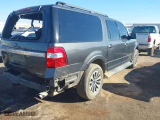 2017 Ford Expedition EL XLT with VIN 1FMJK1HT3HEA07845, listed as a IAAI auction lot 41344497 with 143,563 mi miles. Bid and sale history available at carsss.com. Image 4.