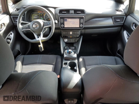 2020 Nissan LEAF SV Plus with VIN 1N4BZ1CP3LC307815, listed as a Copart auction lot 88302815 with 49,942 mi miles and Salvage Title. Bid and sale history available at DreamBid. Image 8.