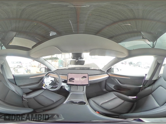 2025 Tesla Model Y Long Range with VIN 7SAYGDED8SF218700, listed as a Copart auction lot 84720474 with 1,832 mi miles and Salvage Title. Bid and sale history available at DreamBid. Image 12.
